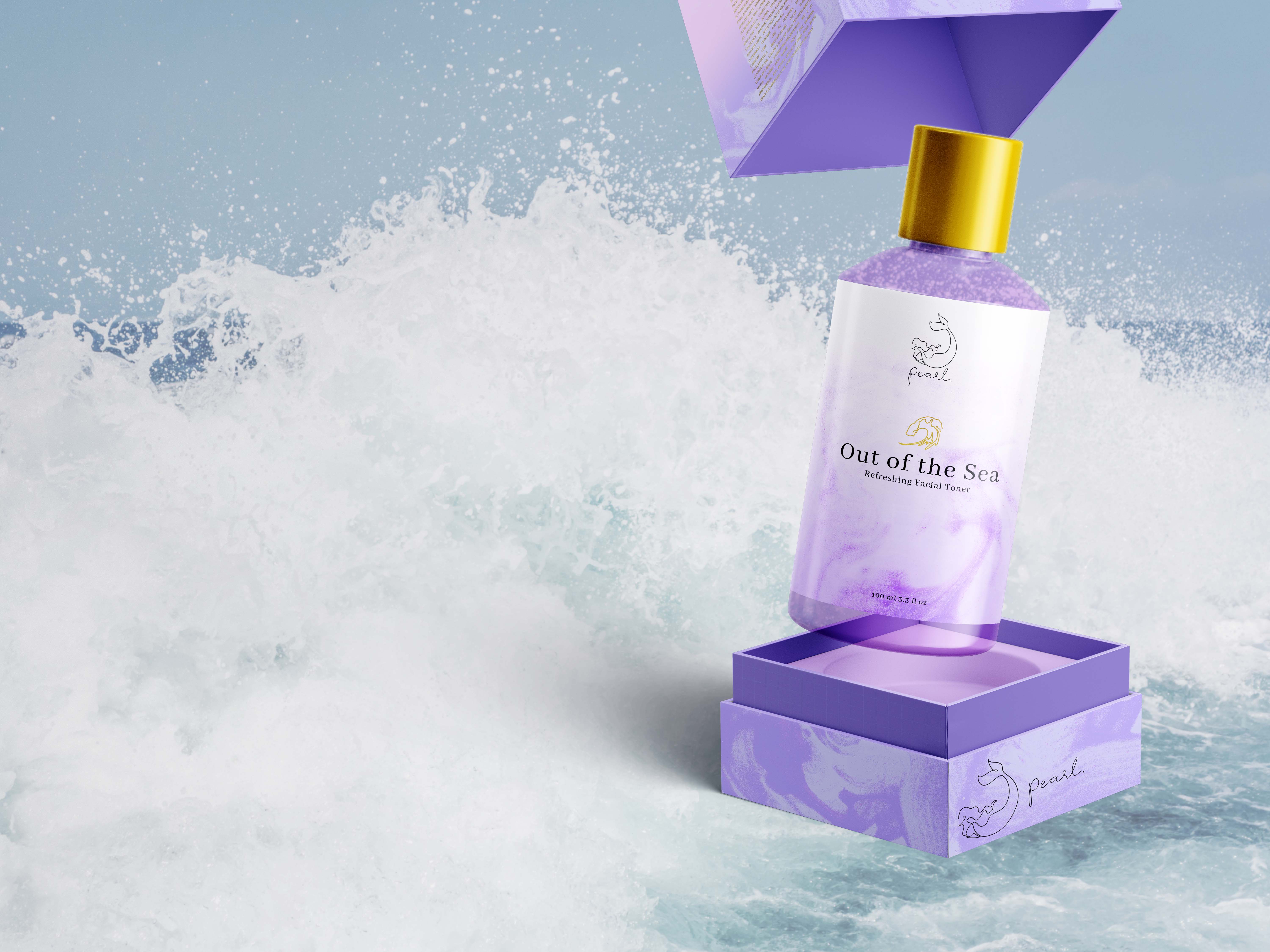 Out of the Sea Refreshing Facial Toner is step 2 of the skincare collection 'The World is Your Oyster' by pearl. With hyaluronic acid acting as a key ingredient, Out of the Sea retains the moisture in your skin and acts as a barrier from harsh conditions. Gently apply the toner on your face after cleansing to lock in moisture.